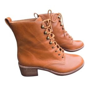 Madewell Women's Patti Lace Up Boots - Size 8.5